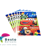 Disney Cars Mc Queen Theme Goodie Bags 10 pc