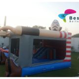 Haunted House Inflatable Slide and Bouncing Combo Rental Service