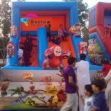 Mottu and Patlu Inflatable Slide and Bouncing Combo Rental Service 12x18