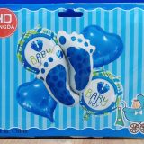 Its a Boy 5 Pcs Foil Balloon Bouquet Foot