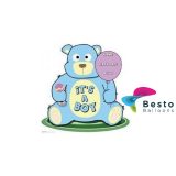 It's A Boy Teddy Bear Cutout