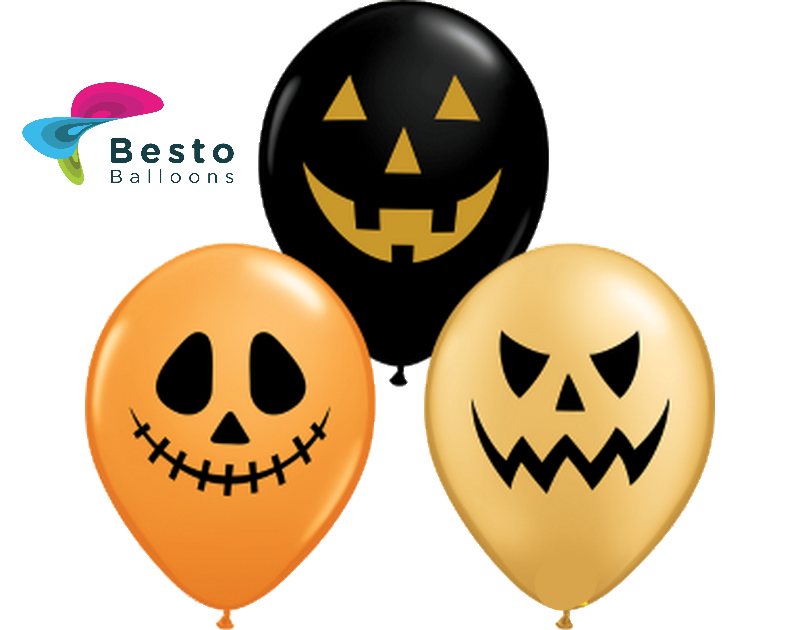 Customized Halloween Face Double Side Printed Balloons (1)