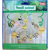 Jungle Theme Animal Hangings 12 Pcs Pack