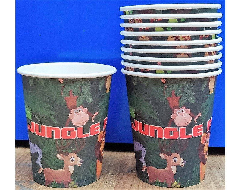 Jungle Paper Cups 10pcs