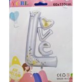 Love Alphabet Foil Balloon