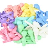 100 Pcs Macaron Latex Balloons Pastel Balloon Multicolor 2.8g 12 Inch Heavy