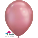 Shocking Pink (Magenta) Chrome Latex Balloon 12 inch 50Pcs Pack