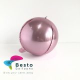 Pink Orbz Metallic Foil Balloon