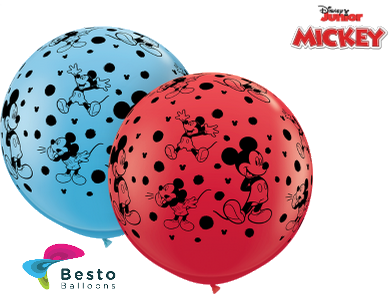 Customized Mickey Mouse Double Side Print Balloons