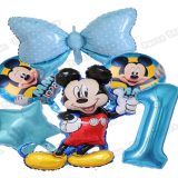 Mickey Mouse Theme 5Pcs Foil Balloons Set