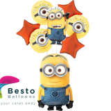 Minions 5pcs Foil Balloons Set