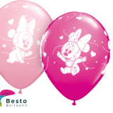 Customized Minnie Mouse Baby Double Side Print Balloons