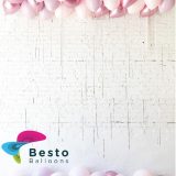 Floated Balloon Decoration Modern Mauve