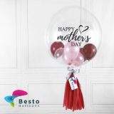 Mixed Red Bubble Balloon