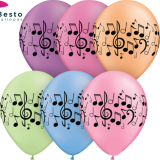 Customized Music Notes Double Side Print Balloons