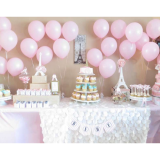 Parisian Baby Shower Theme Party Decoration