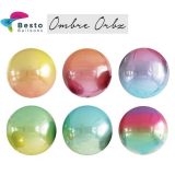 Ombre Foil Orbz Balloon 22"