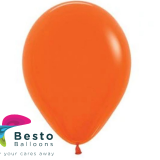 Orange Latex Balloon 9 inch 100Pcs Pack