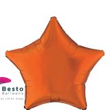 Orange Star Shape Foil Balloon