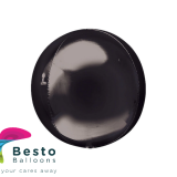 Black Orbz Foil Balloon