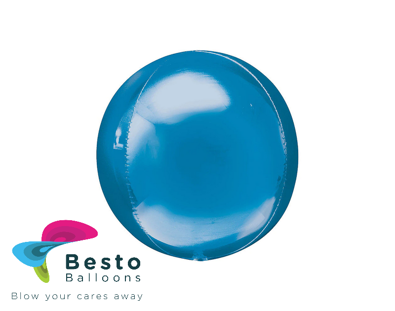 Blue Orbz Foil Balloon