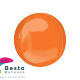Orange Orbz Foil Balloon