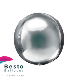 Silver Orbz Foil Balloon