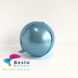 Blue Orbz Metallic Foil Balloon