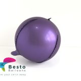 Purple Orbz Metallic Foil Balloon