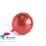 Red Orbz Metallic Foil Balloon