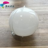 White Orbz Metallic Foil Balloon