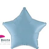 Pastel Blue Star Shape Foil Balloon
