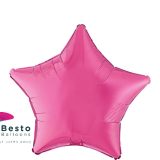 Hot Pink Star Shape Foil Balloon