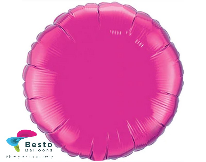 Pink Circle Shape Foil Balloon