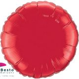 Red Circle Shape Foil Balloon