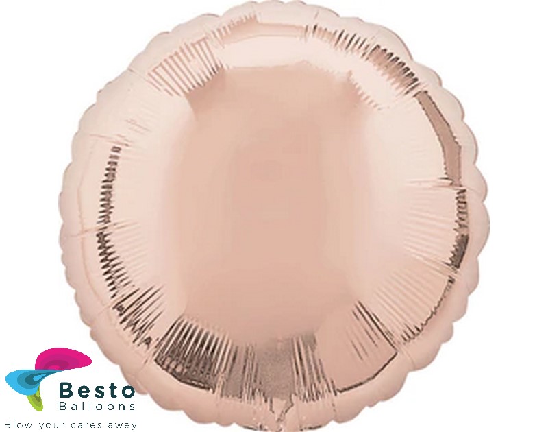 Rose Gold Circle Shape Foil Balloon