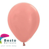 Rose Gold Latex Balloon 9 inch