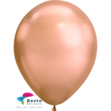 Rose Gold Chrome Latex Balloon 12 inch 50Pcs Pack