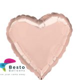 Rose Gold Heart Shape Foil Balloon