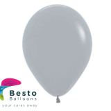Silver Latex Balloon 9 inch