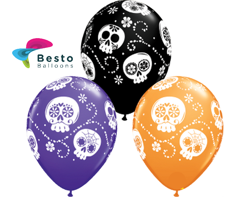 Customized Skull Double Side Print Balloons