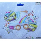 Happy Birthday 5Pcs Foil Balloons Set Multicolor