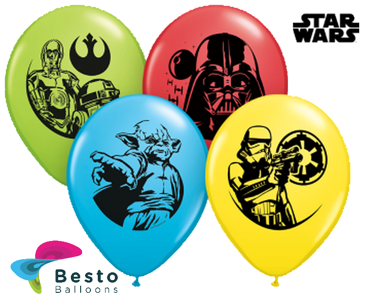 Customized Starwars Double Side Print Balloons (2)