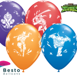Customized Ninja Turtles Character Double Side Print Balloons