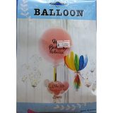 Confetti and Latex Balloons Set 14Pcs