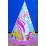 Unicorn Birthday Party Caps 10Pcs Pack