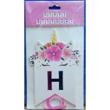 Unicorn Happy Birthday Chain Small