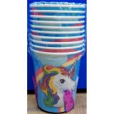 Unicorn Paper Cups 10 Pcs Pack