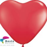 Red Heart Latex Balloon 100Pcs Pack