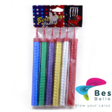 Sparkling Candles 12cm Medium 6Pcs Pack